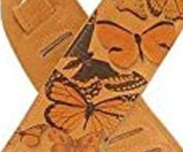 Butterfly Guitar Strap 4 close up