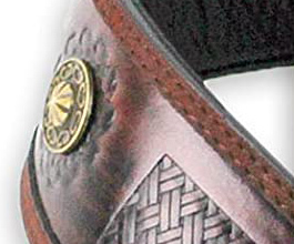 Concho Guitar Strap 6 close up