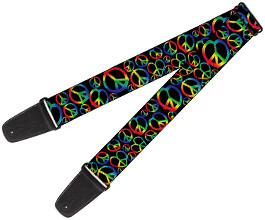 Peace Sign Guitar Strap 1
