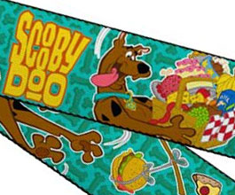 Scooby Doo Guitar Strap 3 close up