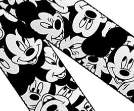 Mickey Mouse Guitar Strap 4 close up