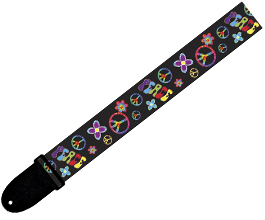 Peace Sign Guitar Strap 5