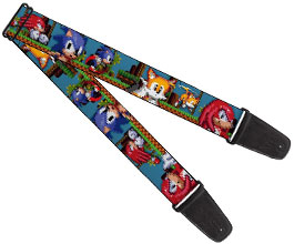 Sonic Hedgehog Guitar Strap 5