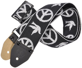 Peace Sign Guitar Strap 8