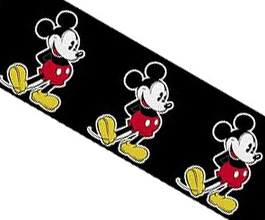 Mickey Mouse Guitar Strap 9 close up