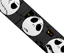 Nightmare Before Christmas Guitar Strap 9 close up