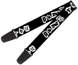 Punk Guitar Strap - stick it to the man with one of these rebellious straps