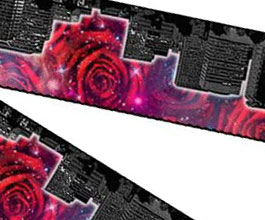 Space Guitar Strap 12 close up