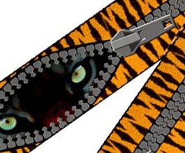 Tiger Guitar Strap 2 close up