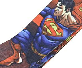 Superman Guitar Strap 9 close up