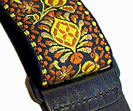 Woven Guitar Strap 10 close up